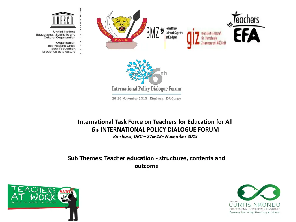 international task force on teachers