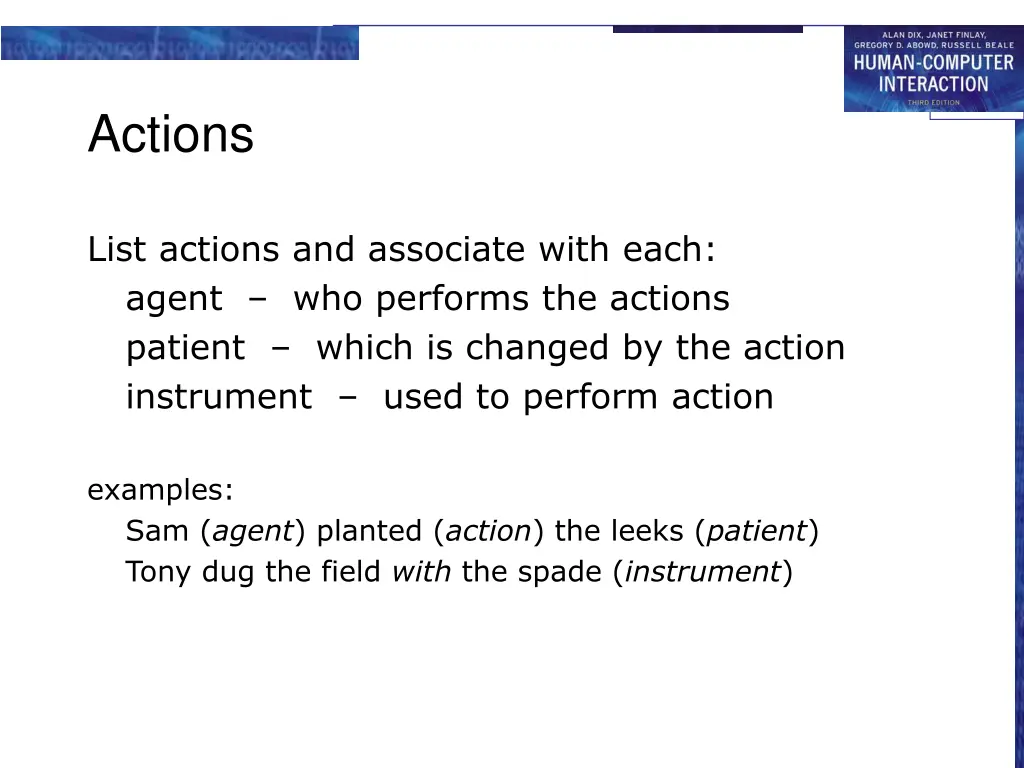 actions