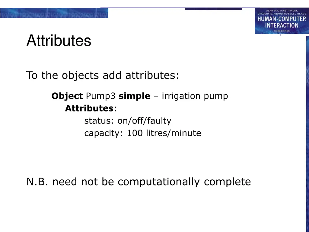 attributes