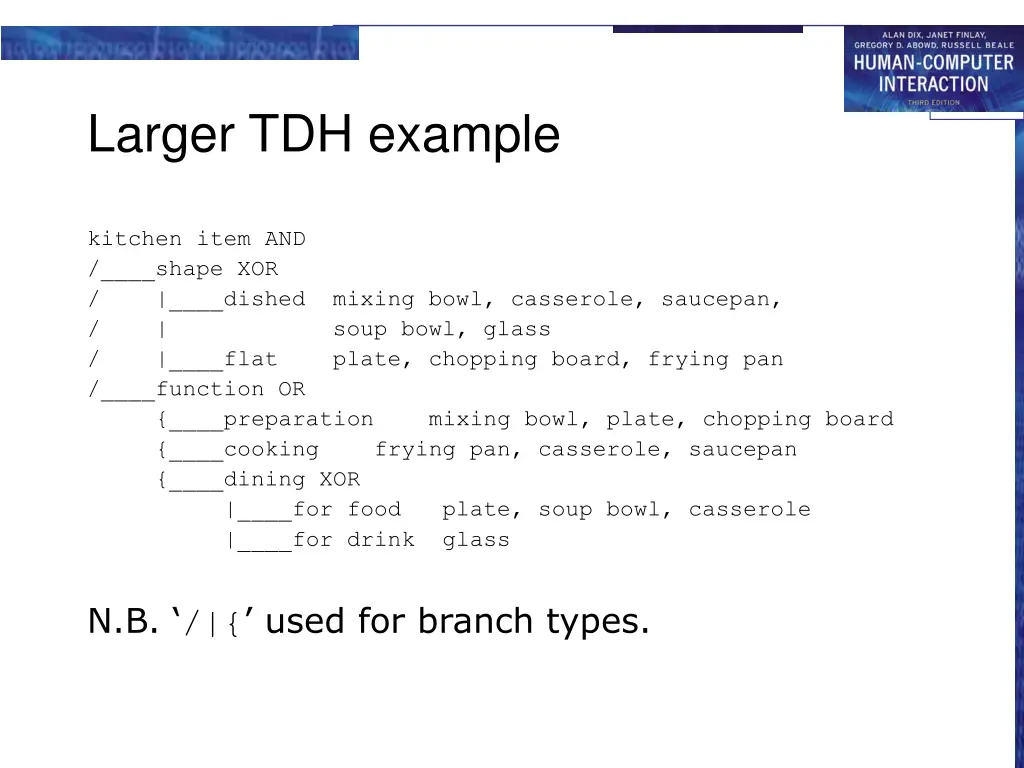 larger tdh example