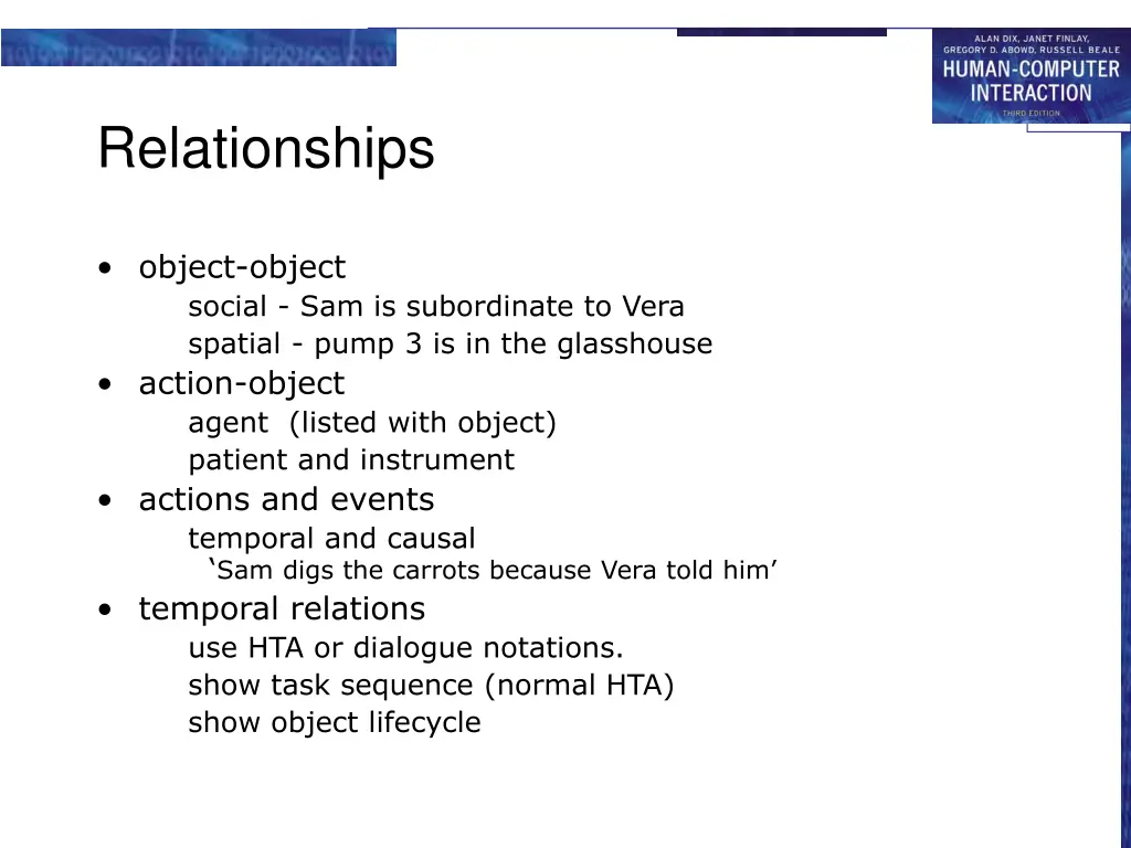 relationships