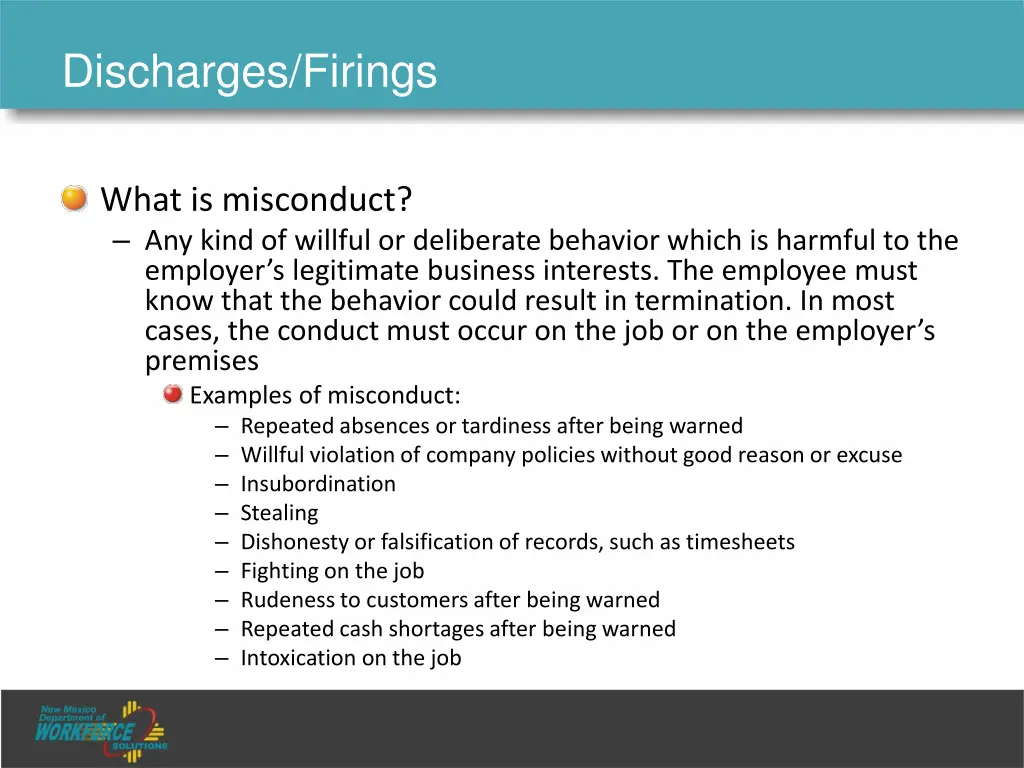 discharges firings 1