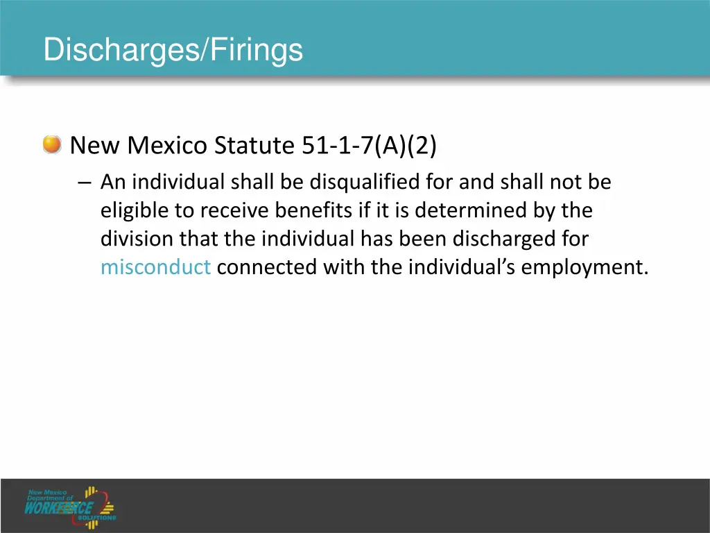 discharges firings