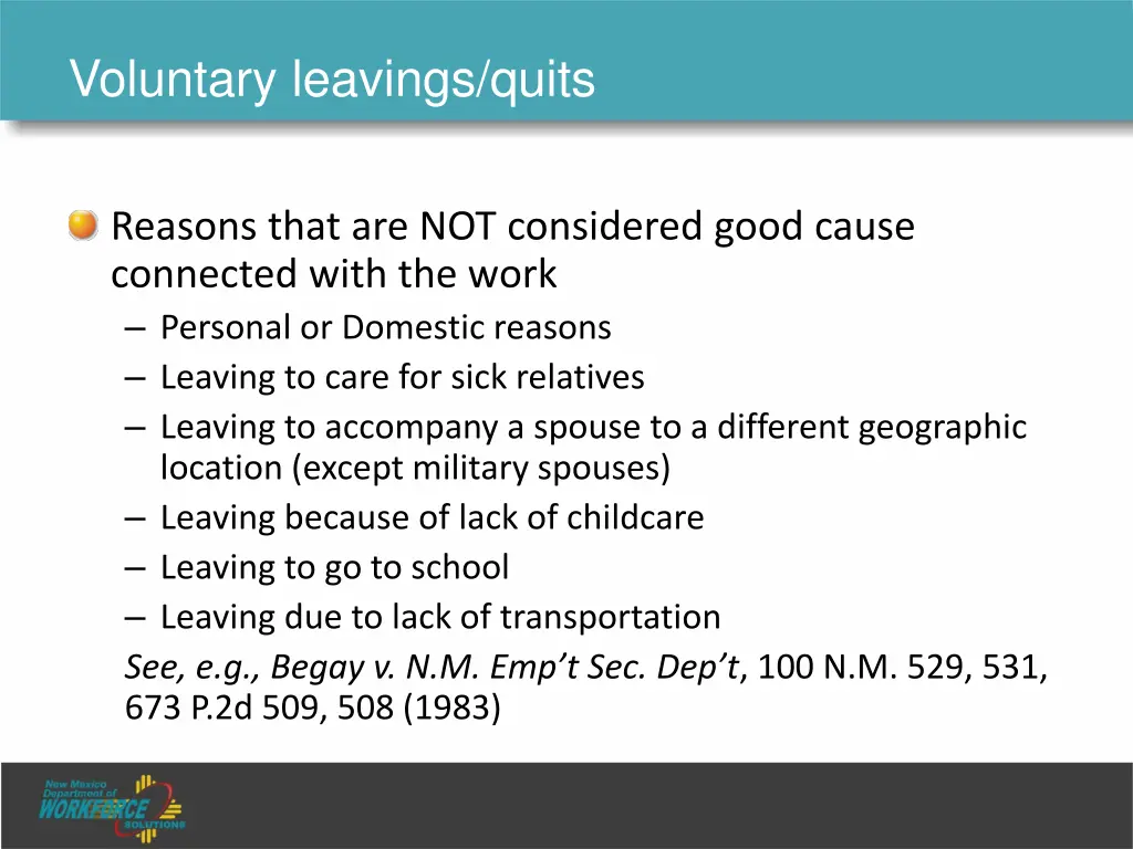 voluntary leavings quits 2