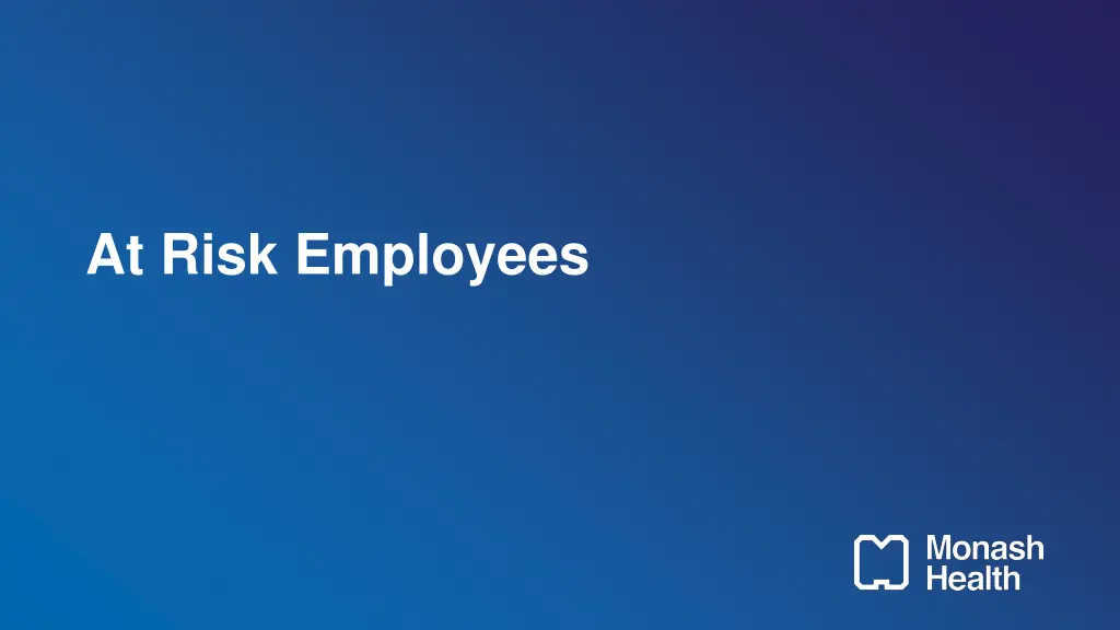 at risk employees