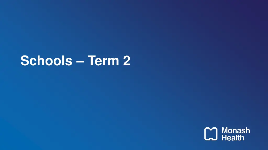 schools term 2