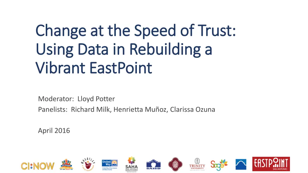 change at the speed of trust change at the speed