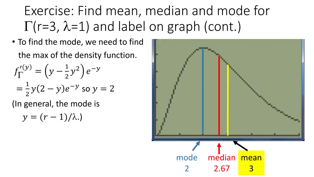 exercise find mean median and mode 1