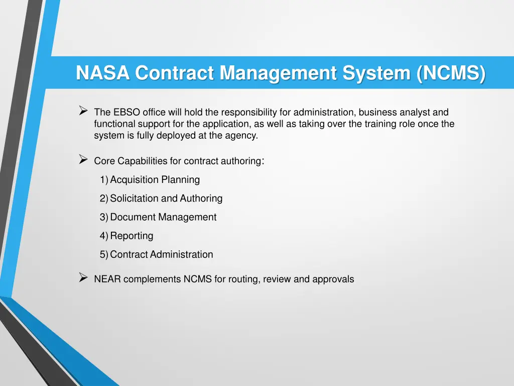 nasa contract management system ncms 1