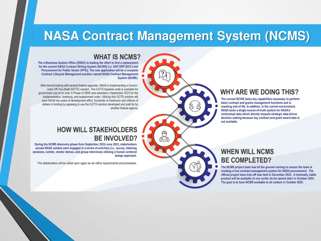 nasa contract management system ncms