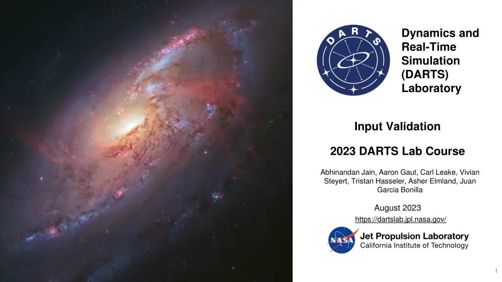 dynamics and real time simulation darts laboratory