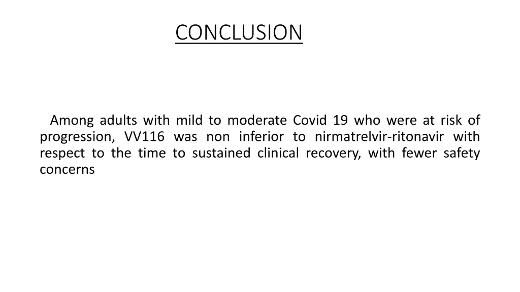 conclusion