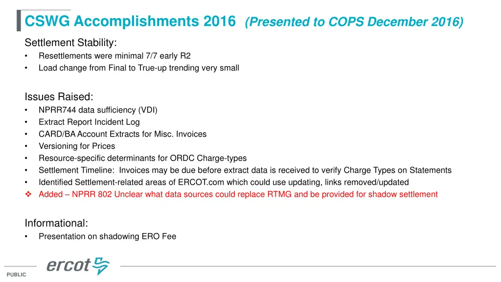 cswg accomplishments 2016 presented to cops 1