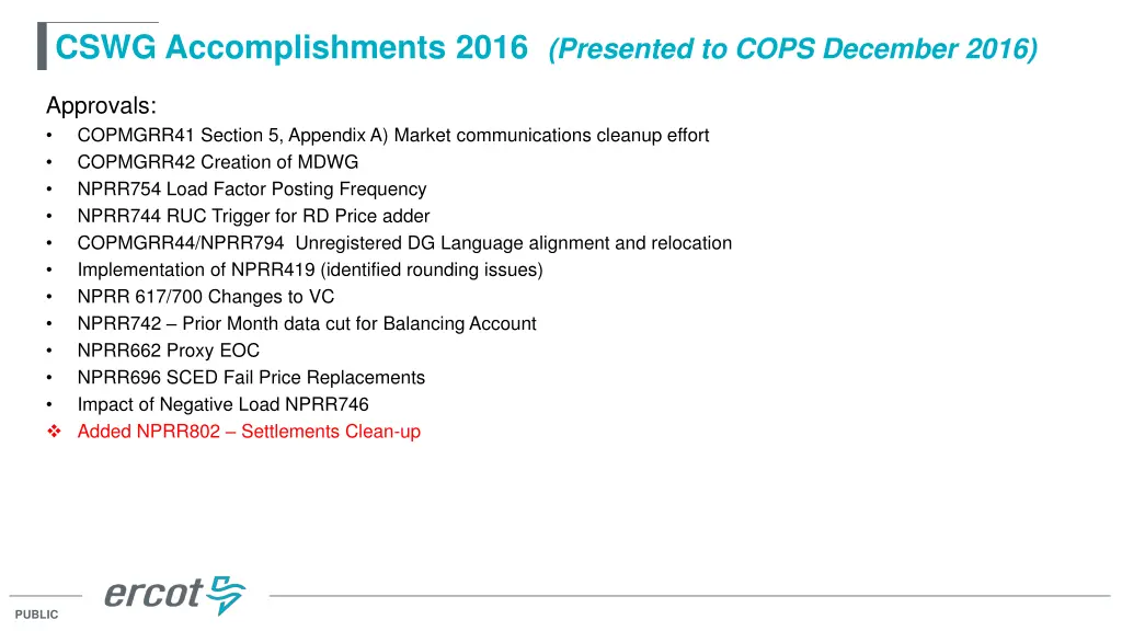 cswg accomplishments 2016 presented to cops