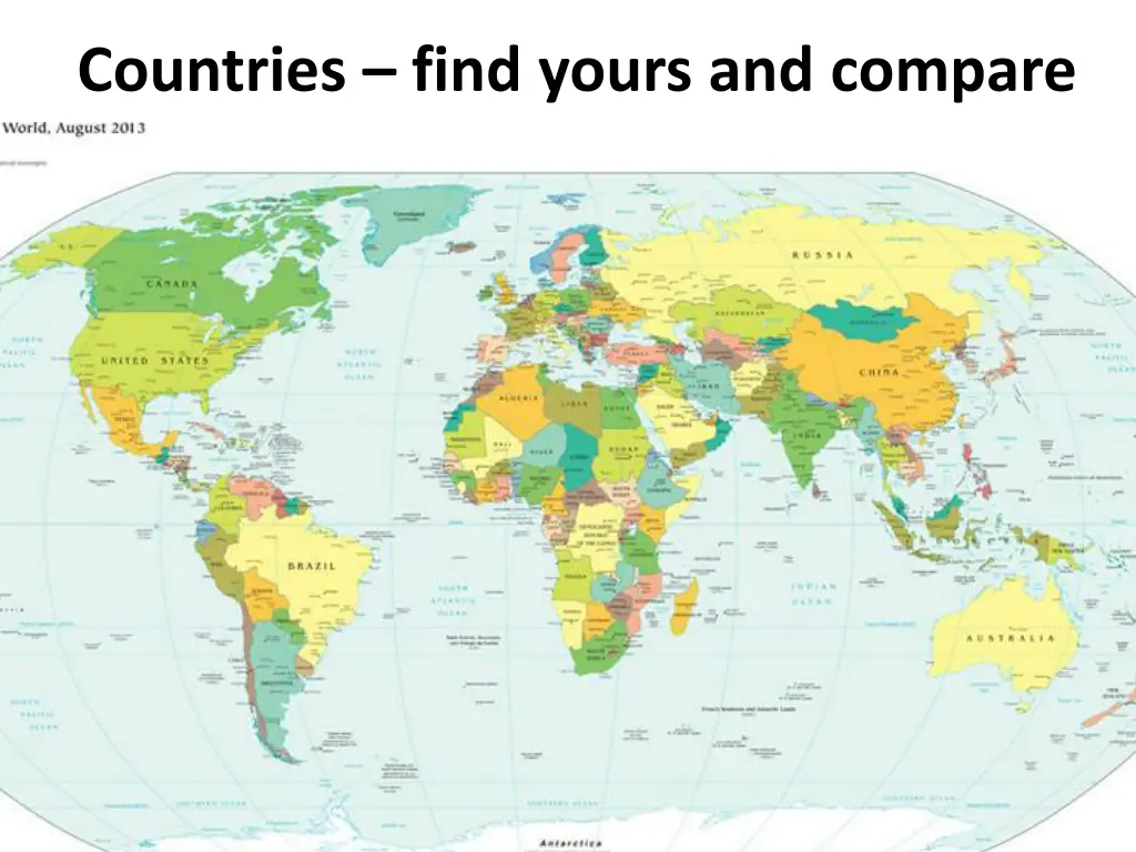 countries find yours and compare