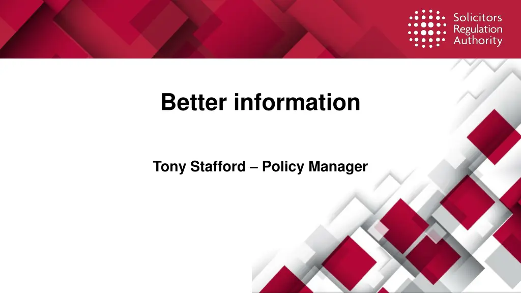 better information