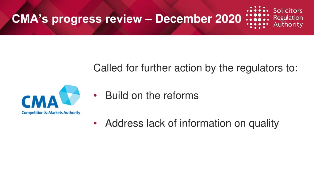 cma s progress review december 2020
