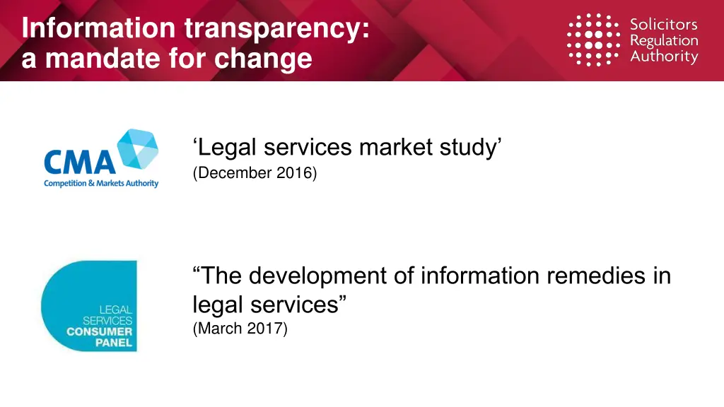 information transparency a mandate for change