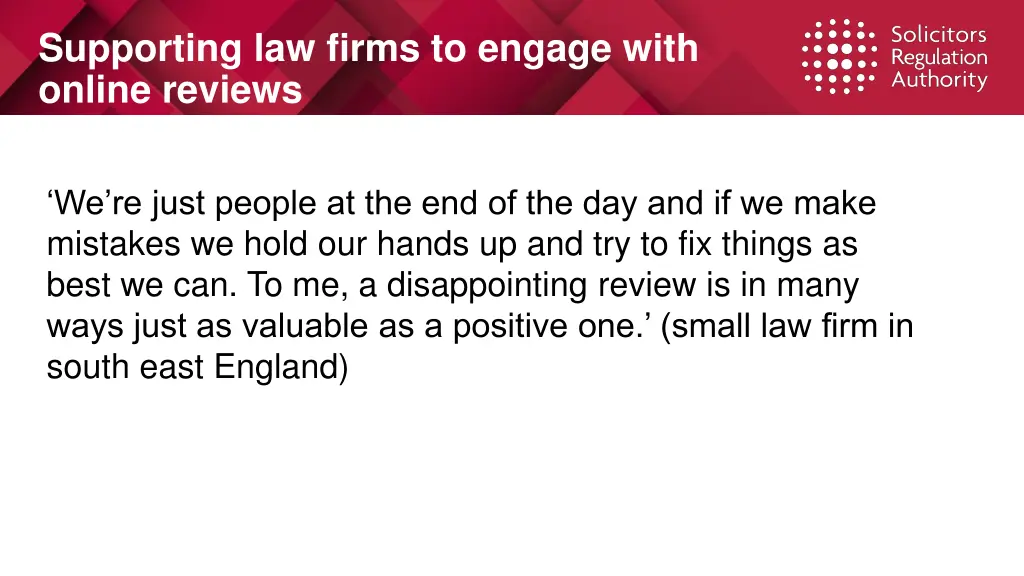 supporting law firms to engage with online reviews 3
