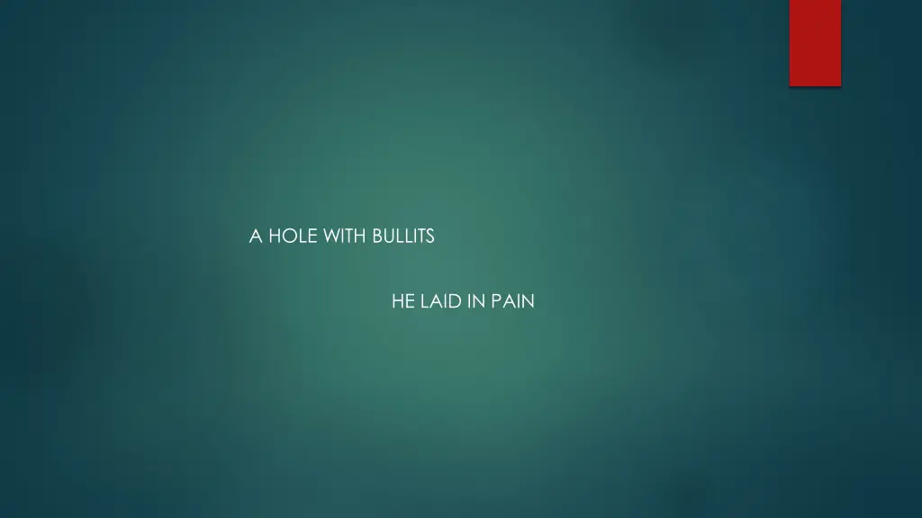 a hole with bullits