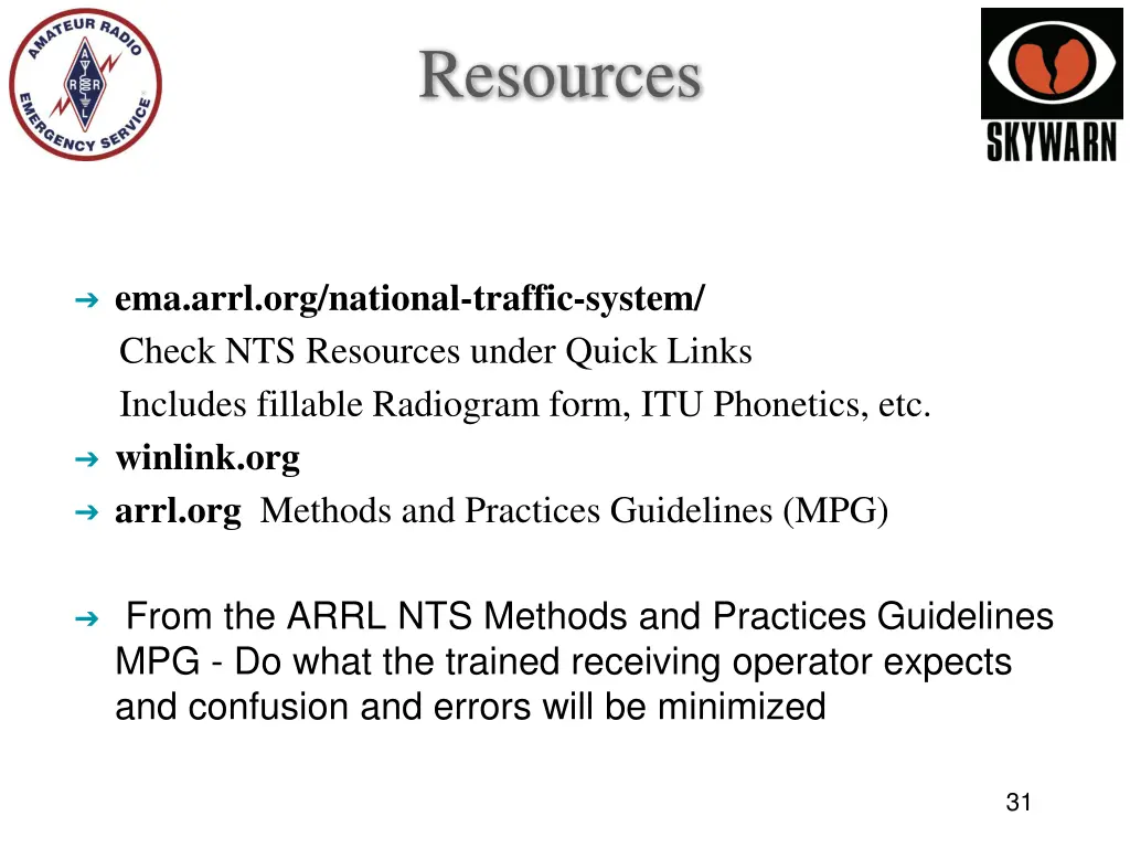resources