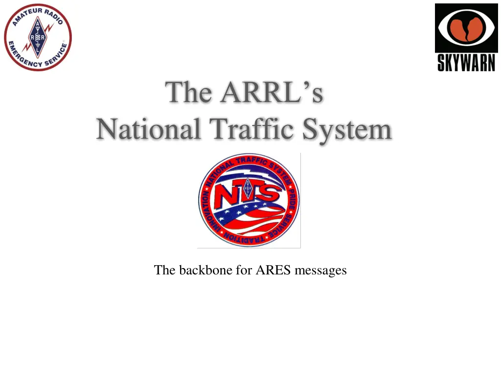 the arrl s national traffic system