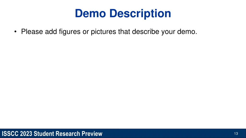 demo description