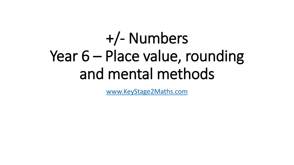 numbers numbers place value rounding and mental