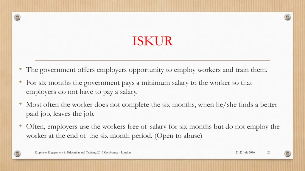 iskur