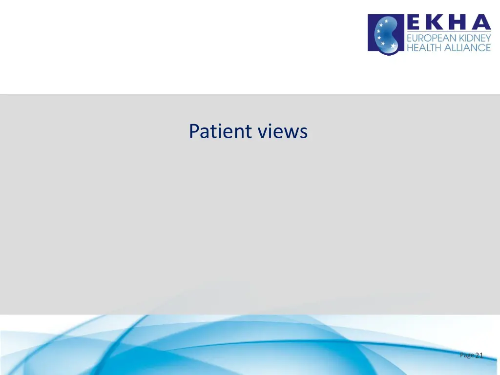 patient views