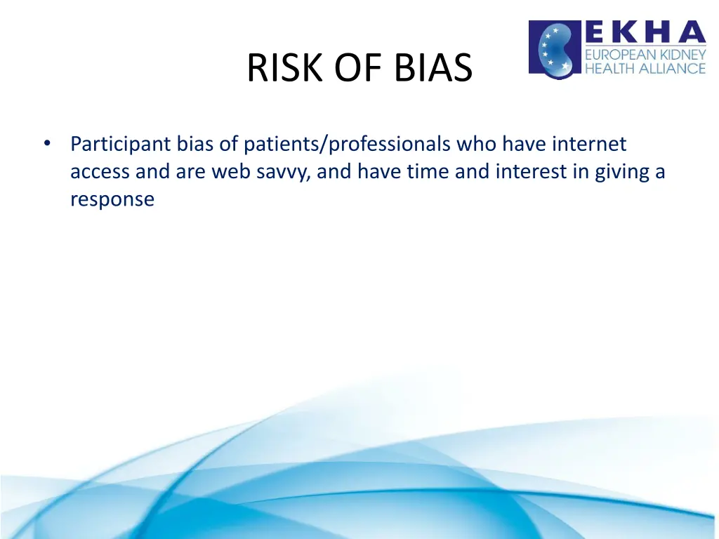 risk of bias