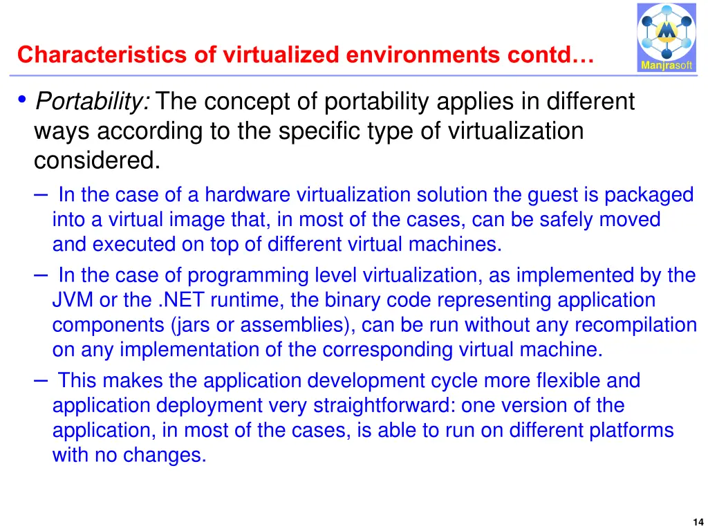 characteristics of virtualized environments contd 5