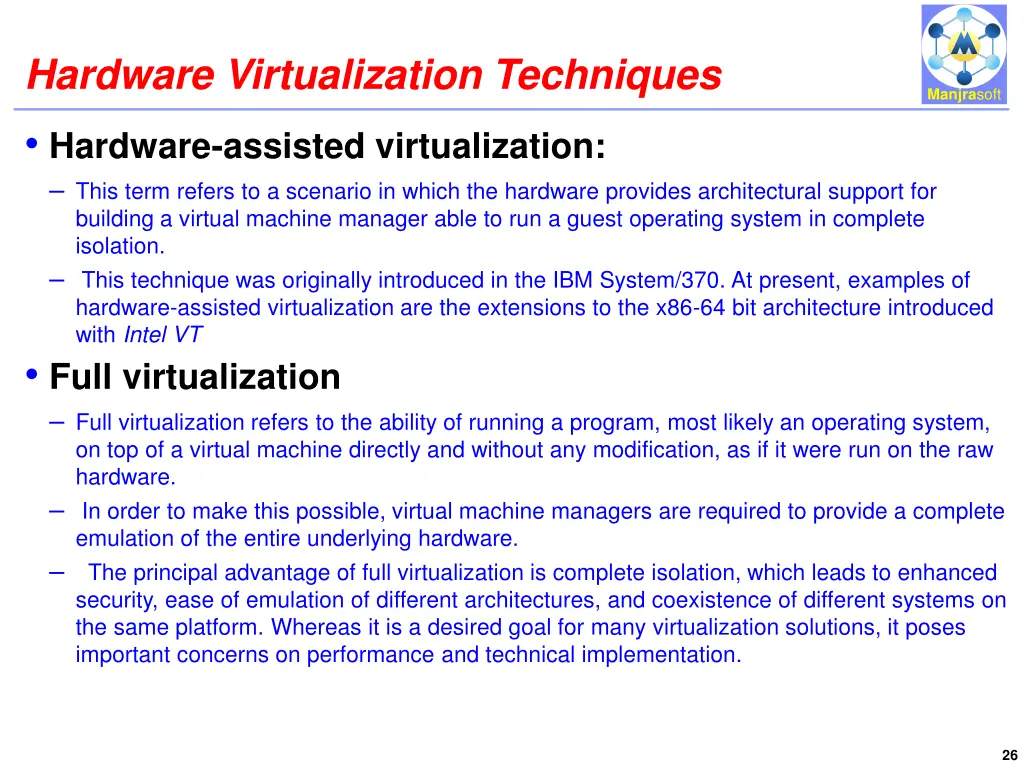 hardware virtualization techniques hardware