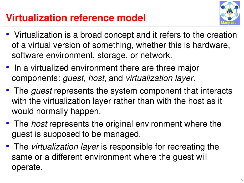 virtualization reference model virtualization