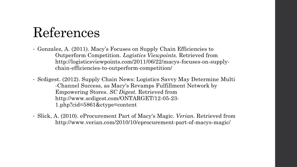 references