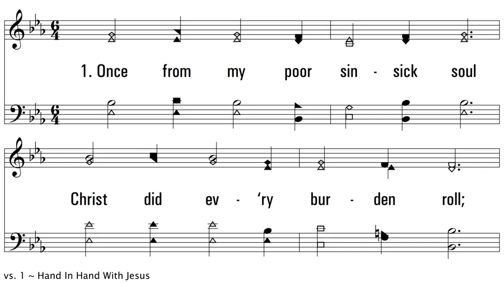vs 1 hand in hand with jesus