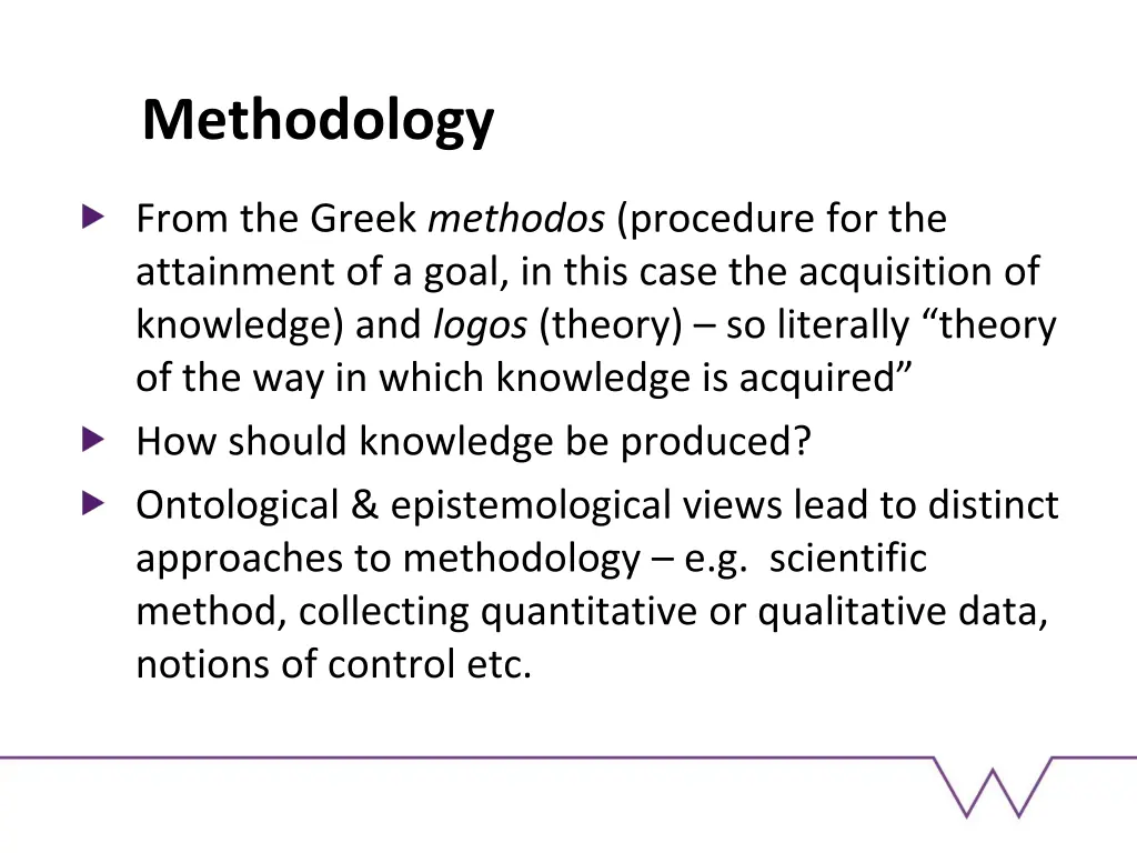 methodology