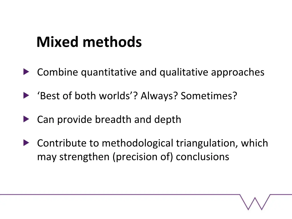 mixed methods