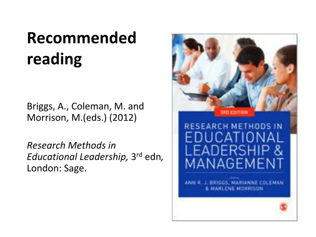 recommended reading