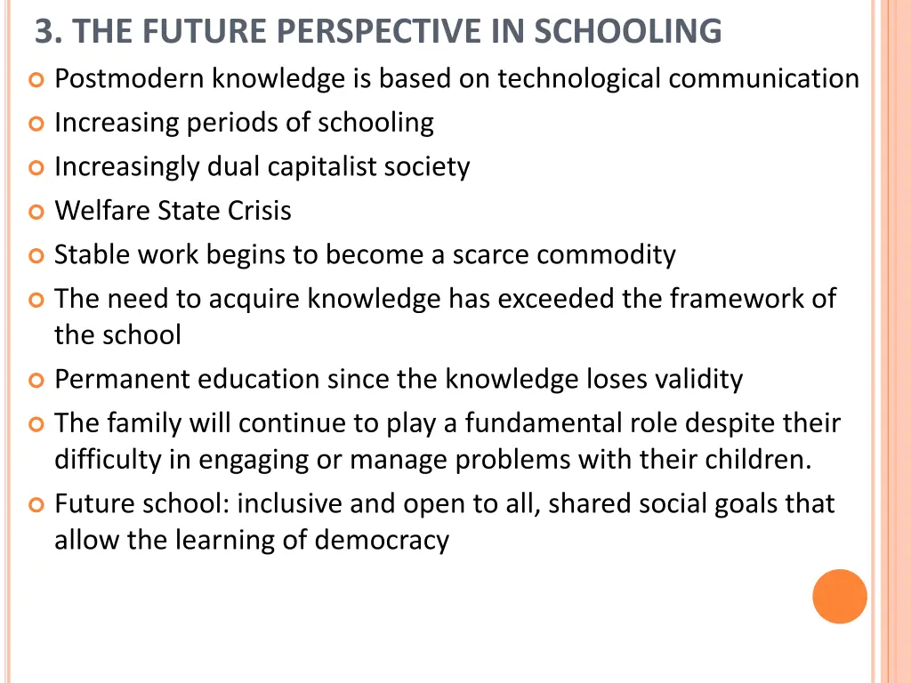 3 the future perspective in schooling