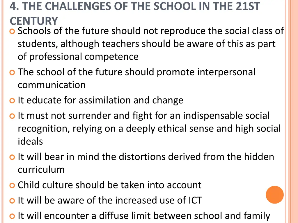 4 the challenges of the school in the 21st