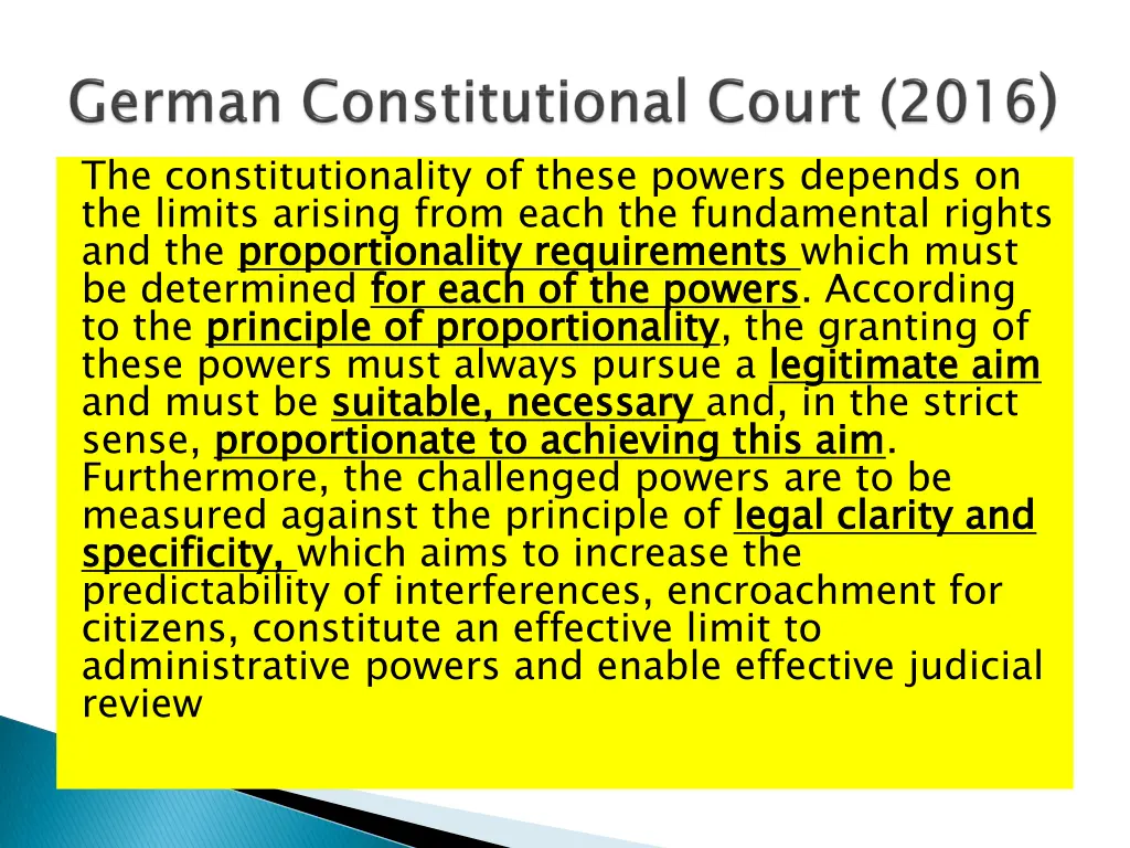 the constitutionality of these powers depends