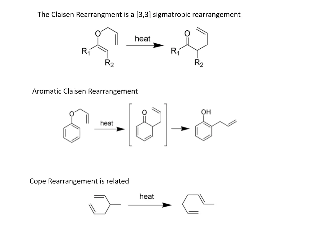 the claisen rearrangment is a 3 3 sigmatropic