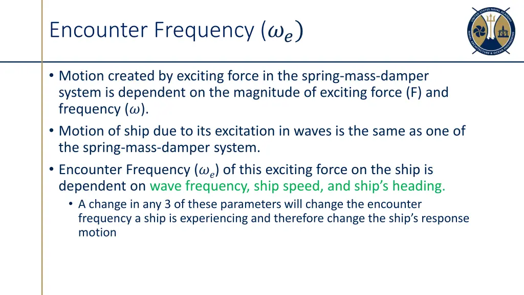 encounter frequency