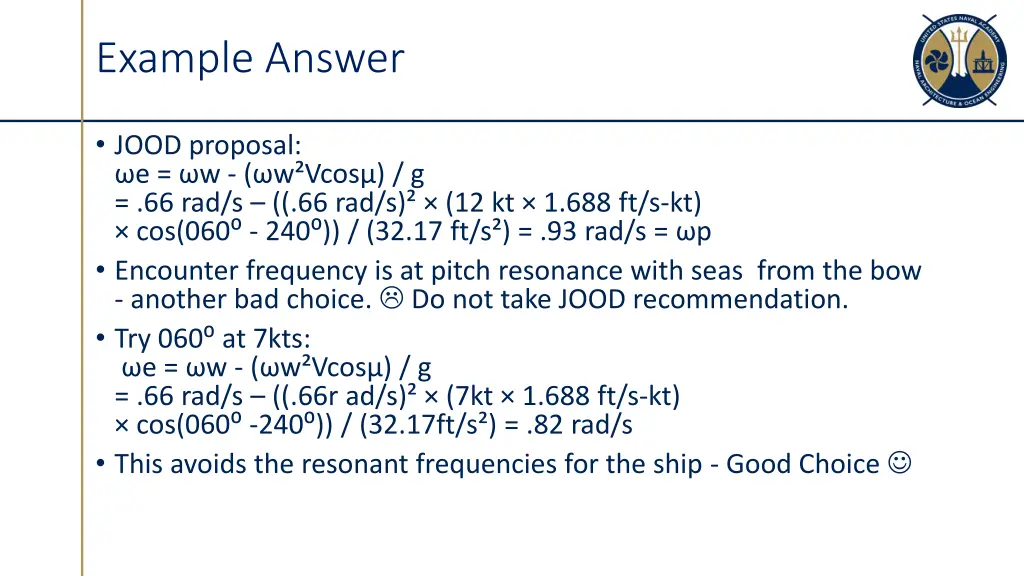 example answer 1