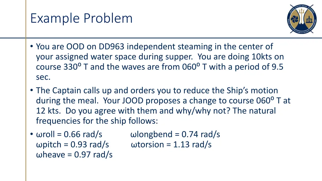 example problem 1