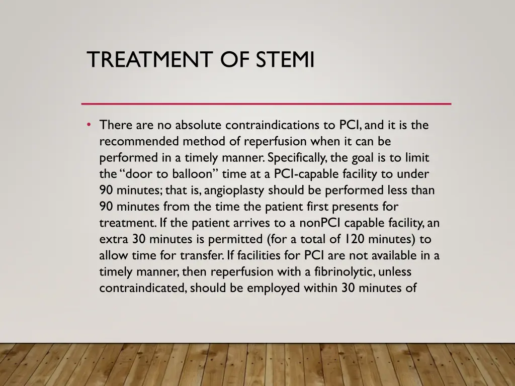 treatment of stemi 1