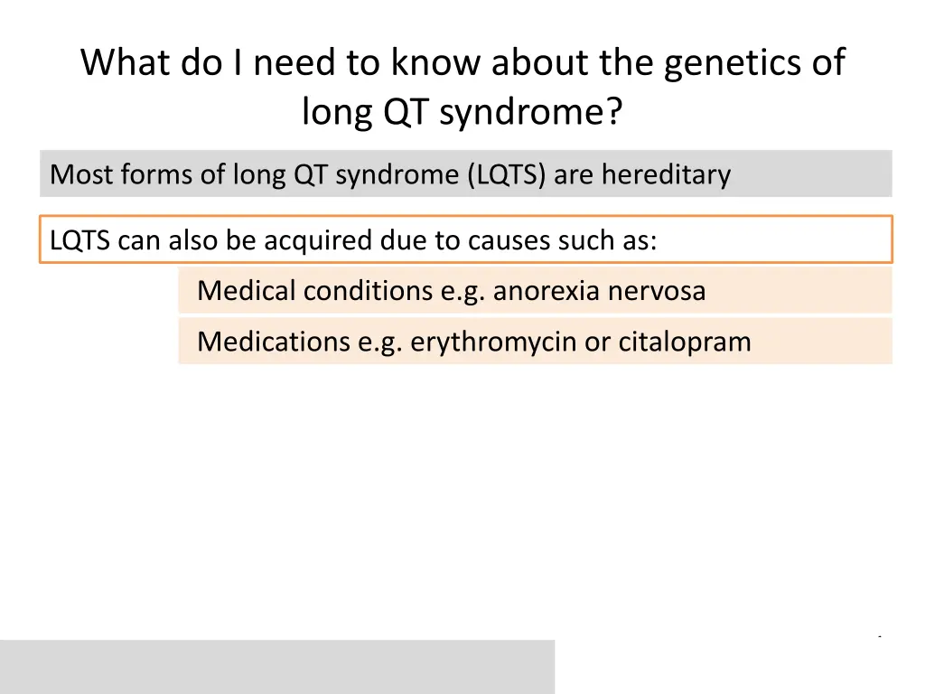 what do i need to know about the genetics of long