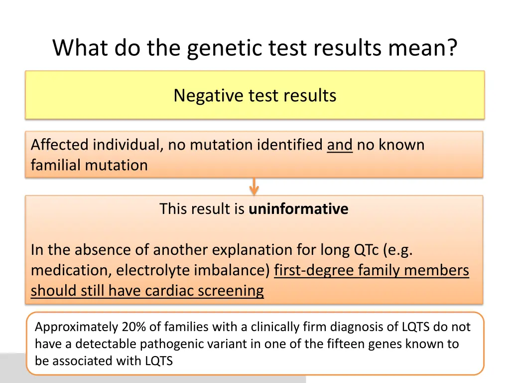 what do the genetic test results mean 4