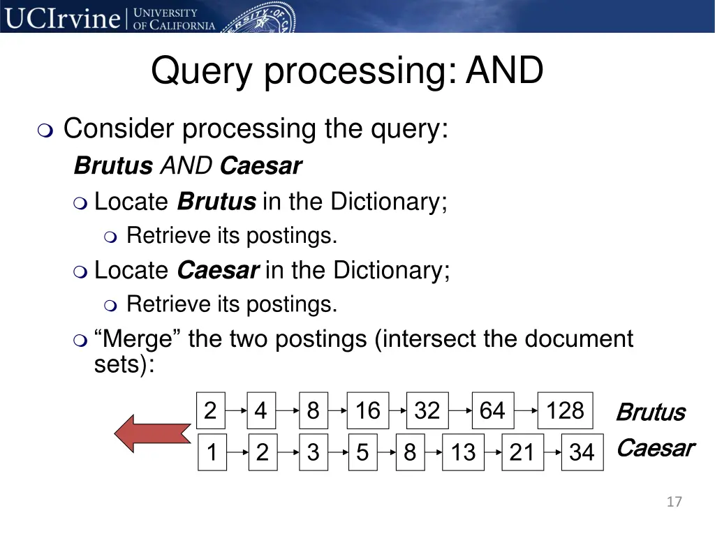 query processing and